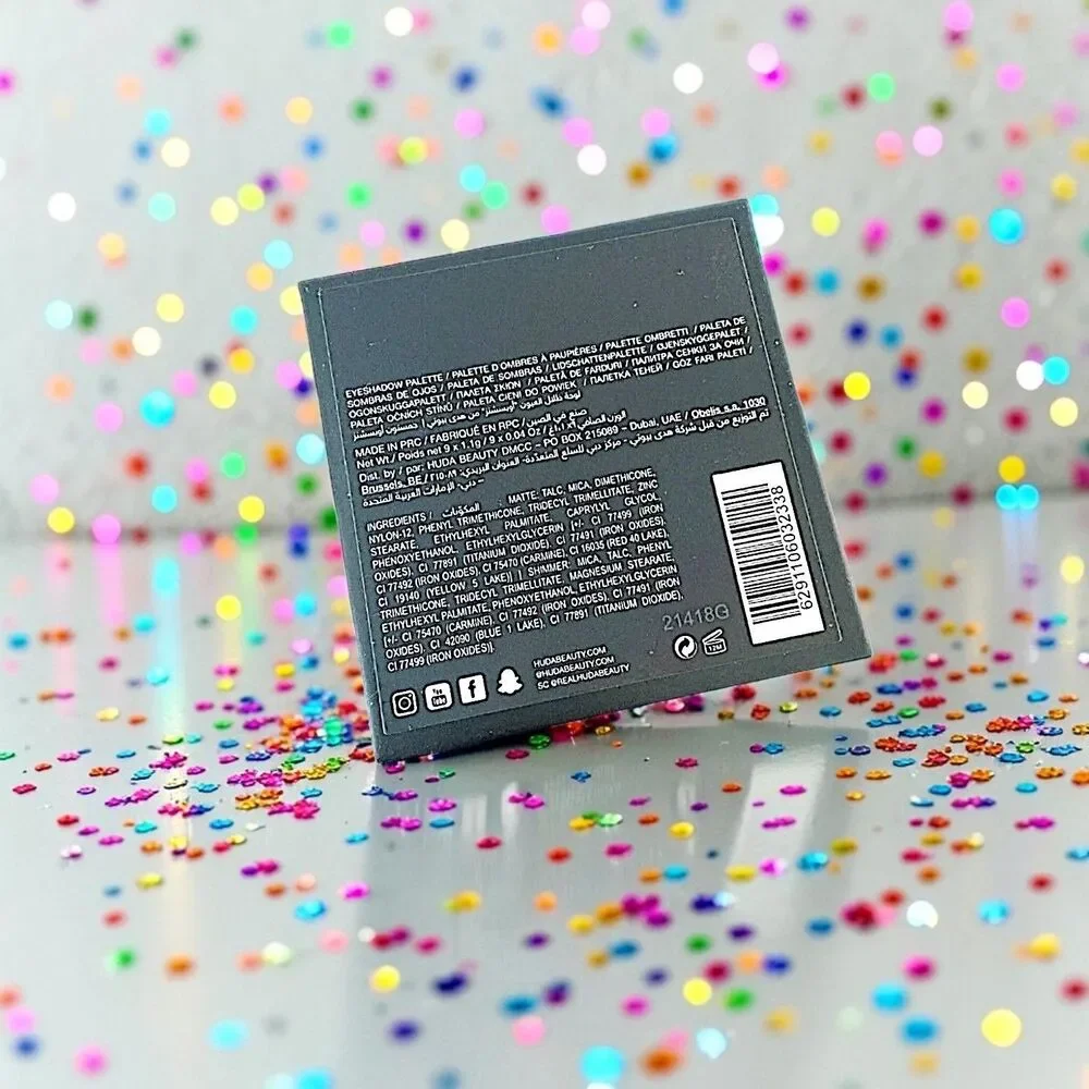 HUDA BEAUTY Coral Obsessions 9-Shade Eyeshadow Palette  9 x 0.04 oz New In Box